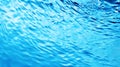 Blue crystal clear water background. Generative ai design Royalty Free Stock Photo