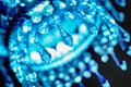 blue crystal lustre Royalty Free Stock Photo