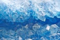 Blue crystals. Cool Background for winter projects. Ice Background