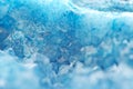 Blue crystals. Cool Background for winter projects. Ice Background