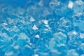 Blue crystals. Cool Background for winter projects. Ice Background Royalty Free Stock Photo