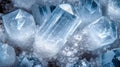 Blue Crystals Embedded In White Crystalline Matrix Royalty Free Stock Photo