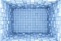 Blue cubes background Royalty Free Stock Photo