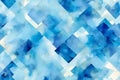 blue cubism abstract art texture watercolor wallpaper background Royalty Free Stock Photo