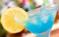 Blue Curacao cocktail