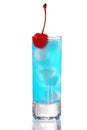 Blue Curacao cocktail Royalty Free Stock Photo