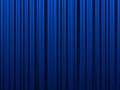 Blue curtain