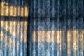 Blue curtain background texture pattern. Royalty Free Stock Photo