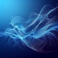 blue curve abstract background Royalty Free Stock Photo