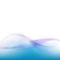 Blue curve abstract background Royalty Free Stock Photo