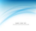 Blue curve abstract background Royalty Free Stock Photo