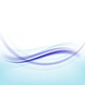 Blue curve abstract background vector illustration Royalty Free Stock Photo