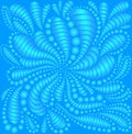 Blue and cyan colorful gradient abstract decorative pattern.