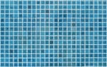 Blue or cyan tile wall Royalty Free Stock Photo