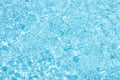 Blue cyan water ripple summer bright cool chill pool texture pattern nature for background Royalty Free Stock Photo