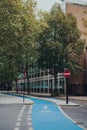 Blue Cycle Superhighway 7 CS7 in Southwark, London, UK