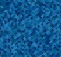 Blue 3d cube mosaic pattern background Royalty Free Stock Photo