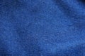 Blue dark texture of minty woolen clothes fabric