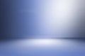 Blue dark white light gradient empty studio room backdrop wallpaper abstract background blurred. use for showcase or product your. Royalty Free Stock Photo