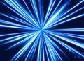 Blue deep space blast illustration backdrop