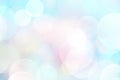 Blue defocused background,soft colorful bokeh,spring backdrop,glowing lights texture,abstract illustration