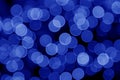 Blue Defocused Lights