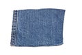 Blue denim cotton jeans patch