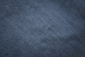 Blue denim fabric texture background with subtle textile pattern provides clean minimal surface for design use branding Royalty Free Stock Photo
