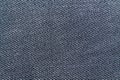 Blue denim macro texture with seam for jeans background Royalty Free Stock Photo