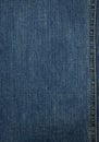 Blue denim texture Royalty Free Stock Photo