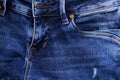 Blue denim texture with pocket