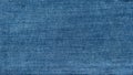 Blue denim textured background. Closeup texture and pattern of jeans fabric Royalty Free Stock Photo