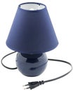 Blue desk lamp Royalty Free Stock Photo