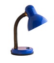 Blue desk lamp Royalty Free Stock Photo