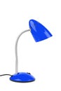 Blue desk lamp Royalty Free Stock Photo