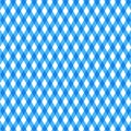 Blue diagonal gingham cloth, tablecloth, swatch, background, wallpaper, fabric, texture pattern vector illustration Royalty Free Stock Photo