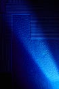 Blue diagonal ray of light crosses the background with a pattern Royalty Free Stock Photo