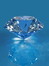 Blue diamond Royalty Free Stock Photo