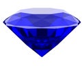 Blue diamond Royalty Free Stock Photo