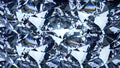 Blue diamond dispersion footage. Fancy color diamond crystal gem background