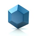 Blue diamond icon Royalty Free Stock Photo