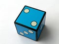 Blue dice