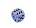 Blue dice Royalty Free Stock Photo