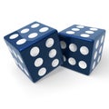 Blue dices