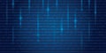 blue digital binary code web technology background Royalty Free Stock Photo