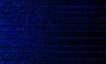 Blue digital binary lines Royalty Free Stock Photo