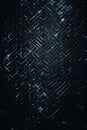 Blue Digital Data Grid Tech Abstract Background Portrait Images Generative AI Royalty Free Stock Photo