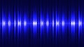 Blue Digital Sound Wave Visualization Royalty Free Stock Photo