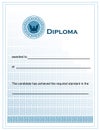 Blue diploma