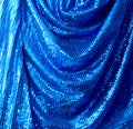 Blue disco glitte canvas Royalty Free Stock Photo